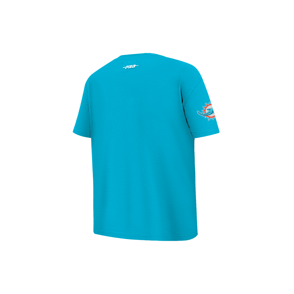 NFL MIAMI DOLPHINS CLASSIC LITTLE BOY'S SS TEE (TEAL)