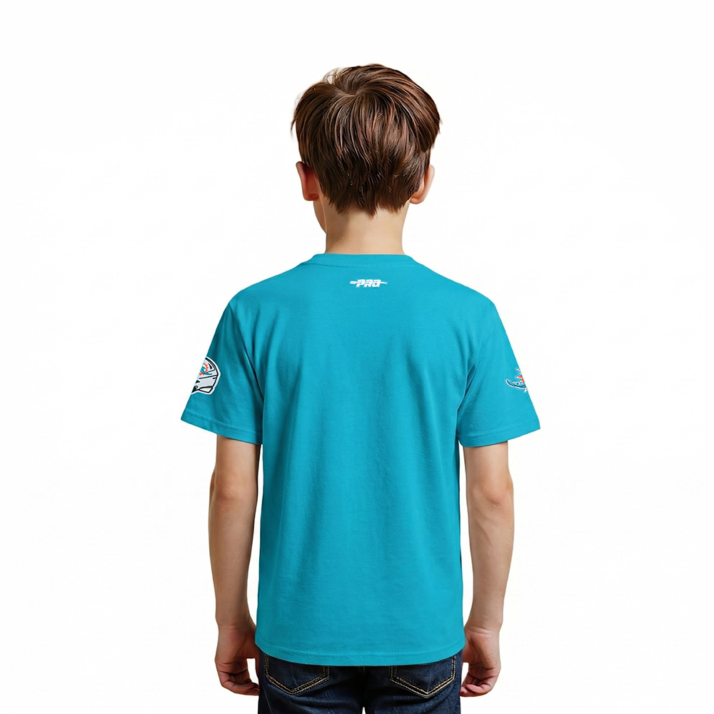 NFL MIAMI DOLPHINS CLASSIC LITTLE BOY'S SS TEE (TEAL)