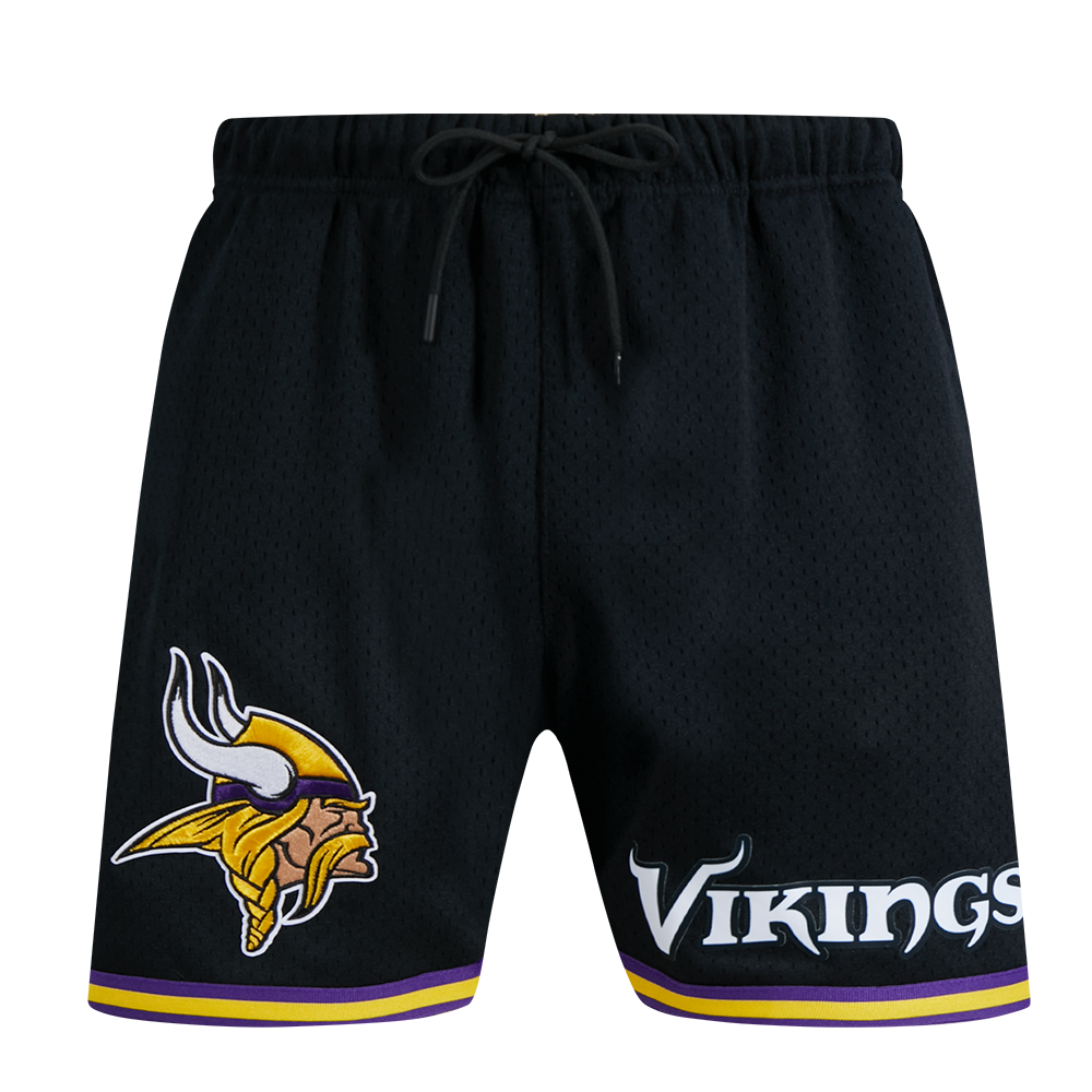 NFL MINNESOTA VIKINGS CLASSIC MESH MEN'S SHORT (BLACK/PURPLE)