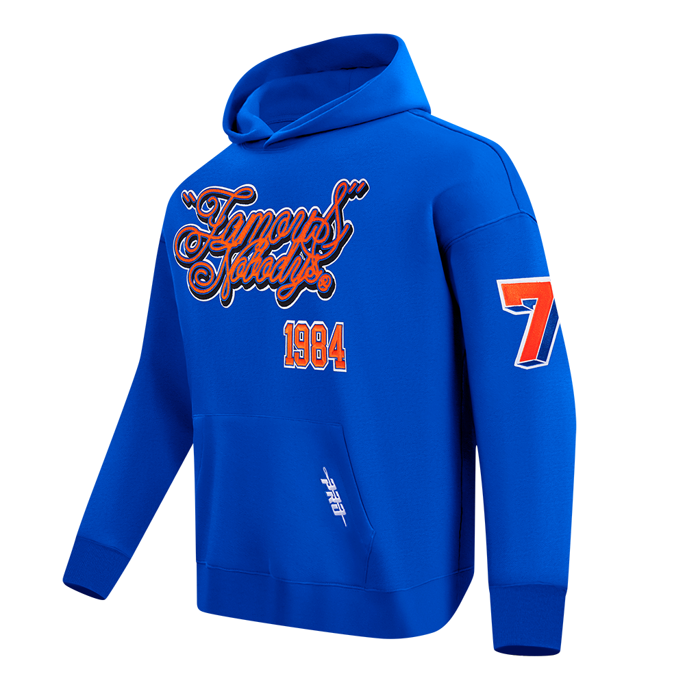 FAMOUS NOBODYS HALL OF FAME MEN'S DROP SHOULDER FLC PO HOODIE (ROYAL BLUE)