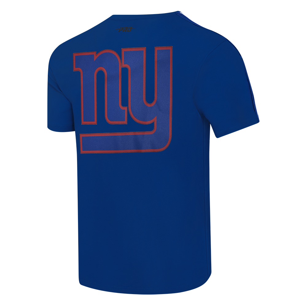NFL NEW YORK GIANTS LOGO CLASSIC MESH PRO TEAM TAPING SHIRT (DODGER BLUE)
