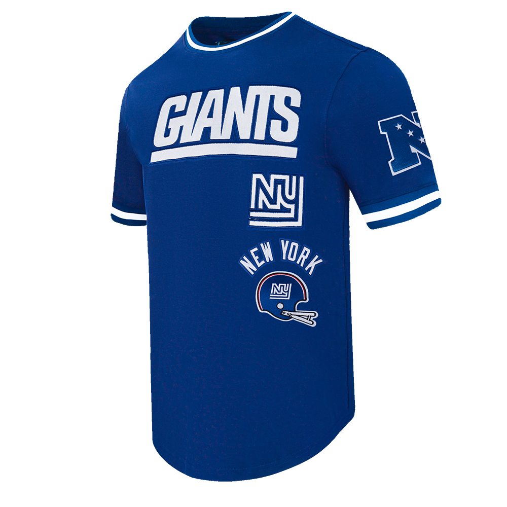 NFL NEW YORK GIANTS RETRO CLASSIC MEN'S TEE (DODGER BLUE)