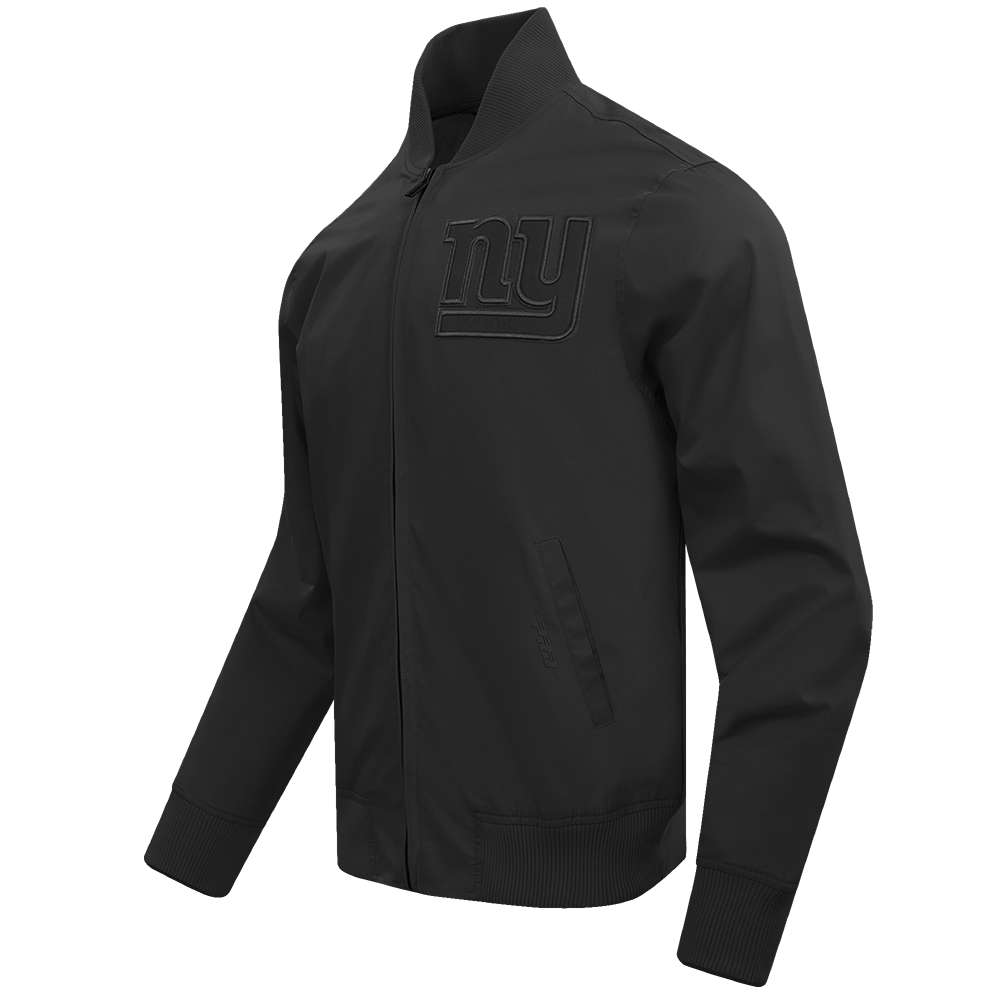 NFL NEW YORK GIANTS NEUTRAL TWILL JACKET (BLACK)