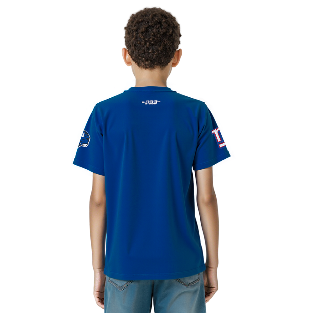 NFL NEW YORK GIANTS CLASSIC BIG BOY'S SJ TEE (DODGER BLUE)