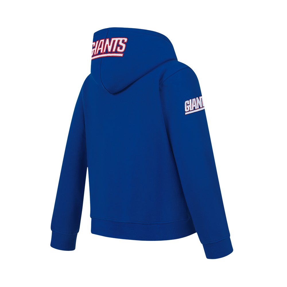 NFL NEW YORK GIANTS CLASSIC BIG BOYS FLEECE PULLOVER HOODIE (DODGER BLUE)