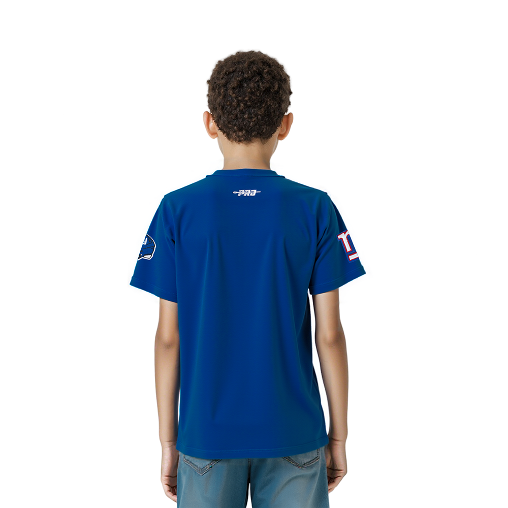 NFL NEW YORK GIANTS CLASSIC LITTLE BOY'S SS TEE (DODGER BLUE)