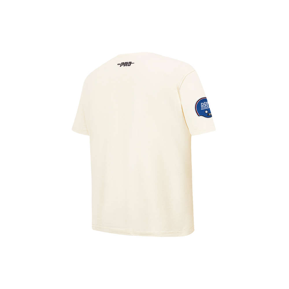 NFL NEW YORK GIANTS RETRO CLASSIC LITTLE BOY'S SS TEE (EGGSHELL)