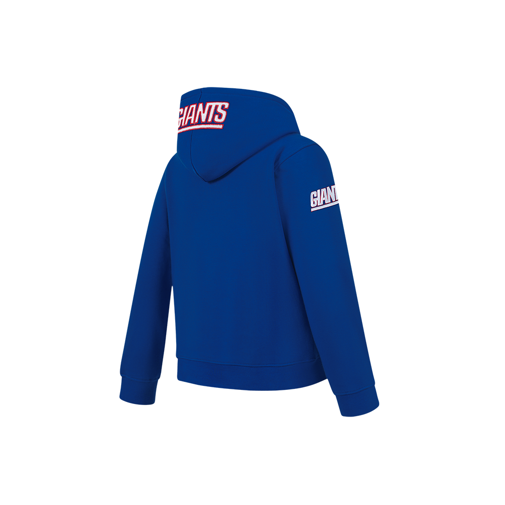 NFL NEW YORK GIANTS CLASSIC LITTLE BOYS FLEECE PULLOVER HOODIE (DODGER BLUE)