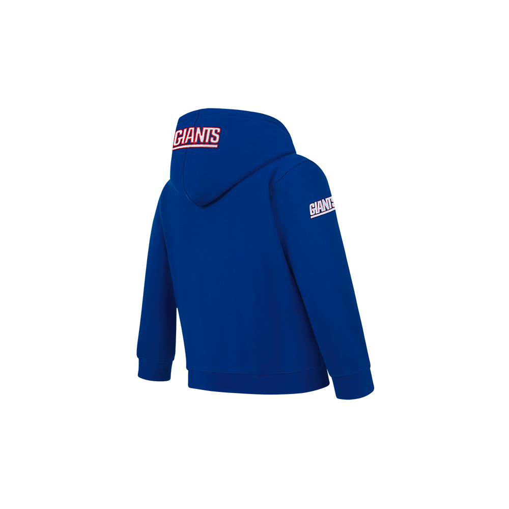 NFL NEW YORK GIANTS CLASSIC TODDLER BOYS FLEECE PULLOVER HOODIE (DODGER BLUE)