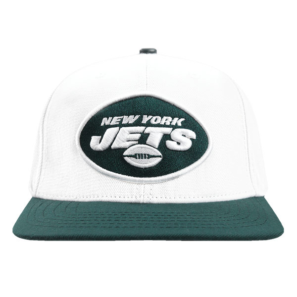 NEW YORK JETS CLASSIC LOGO SNAPBACK HAT WHITE Pro Standard