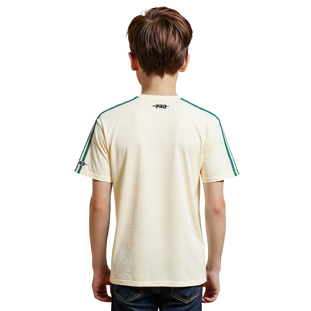 NFL NEW YORK JETS RETRO CLASSIC BIG BOY'S SS TAPING TEE (EGGSHELL/ KELLY GREEN)