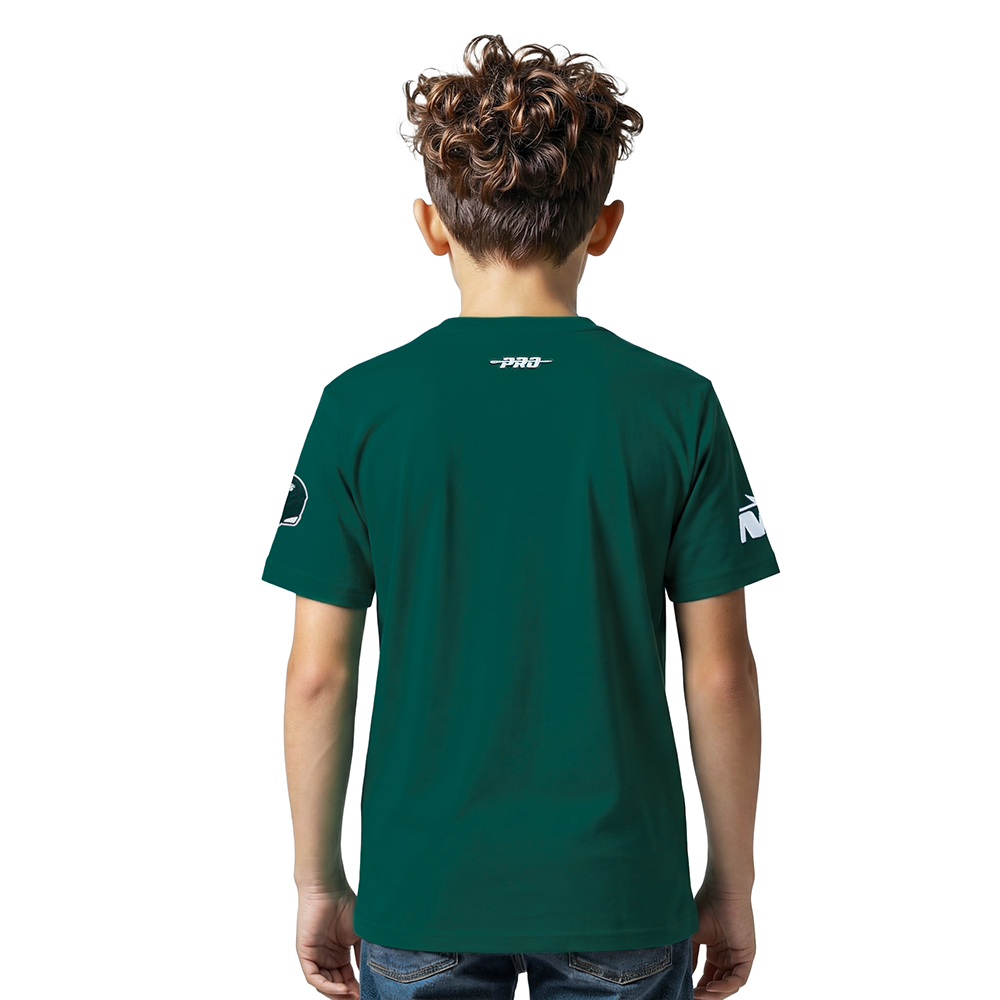 NFL NEW YORK JETS CLASSIC CHENILLE BIG BOY'S SS TEE (FOREST GREEN)