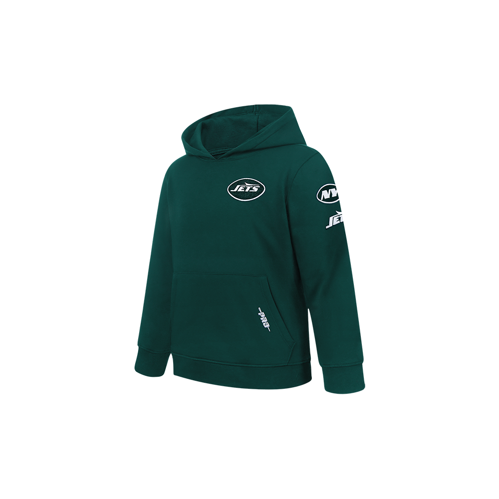 NFL NEW YORK JETS CLASSIC TODDLER BOYS FLEECE PULLOVER HOODIE (FOREST GREEN)