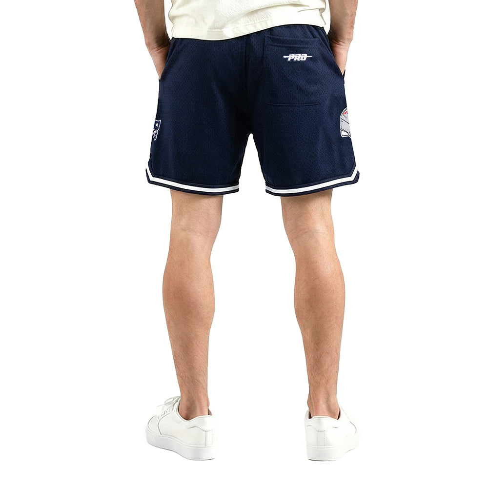 NFL NEW ENGLAND PATRIOTS MESH MEN'S  SHORT (MIDNIGHT NAVY)