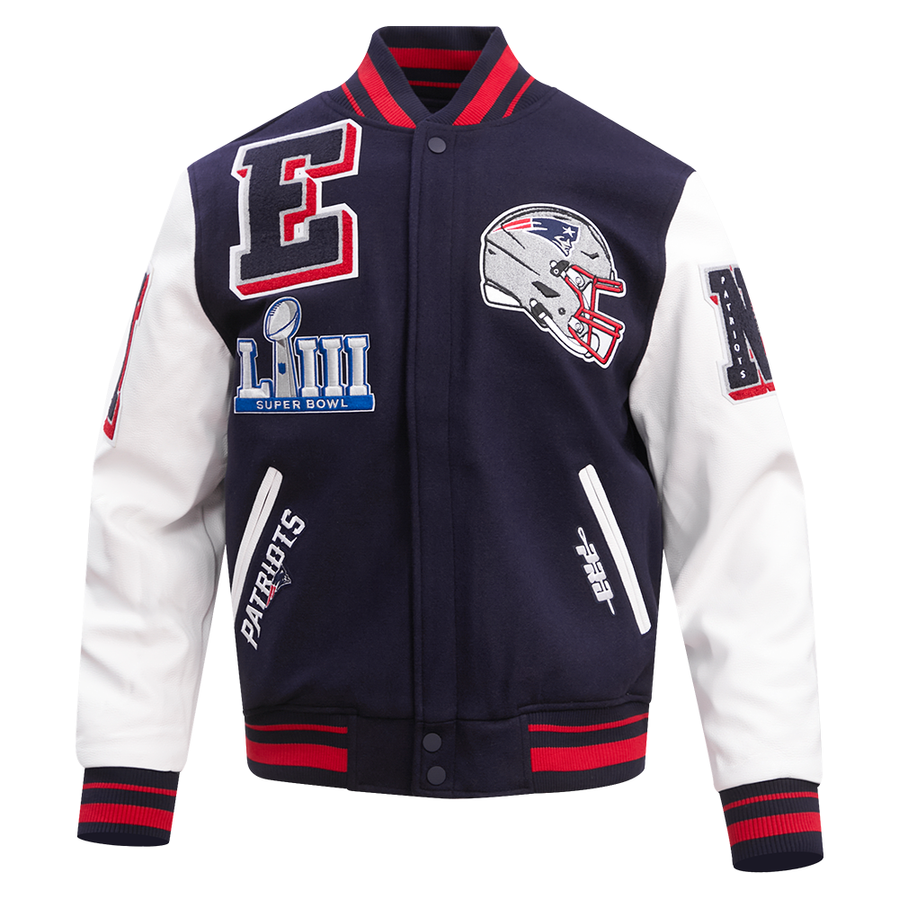White cheap patriots jacket