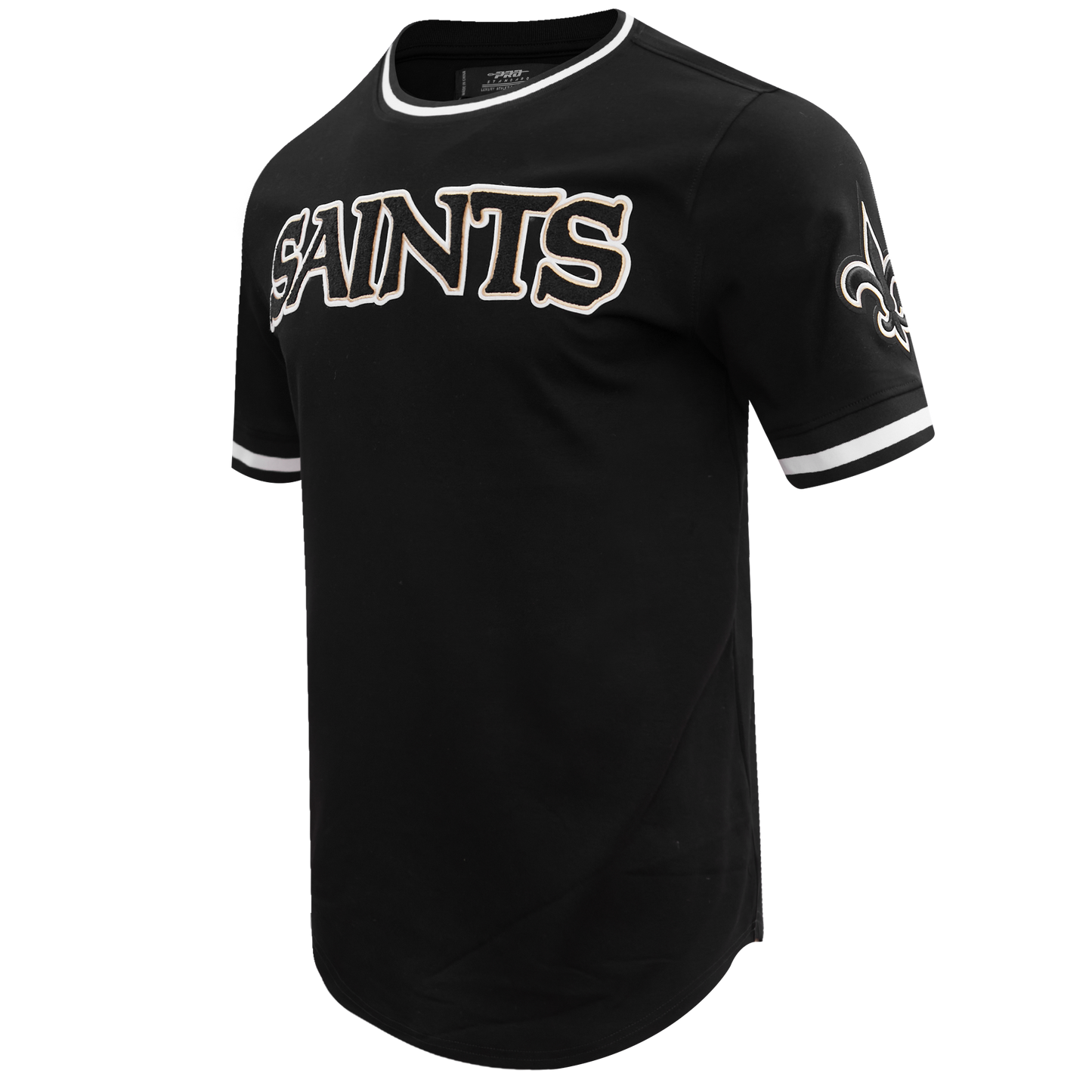 NFL NEW ORLEANS SAINTS CLASSIC CHENILLE TEE (BLACK)