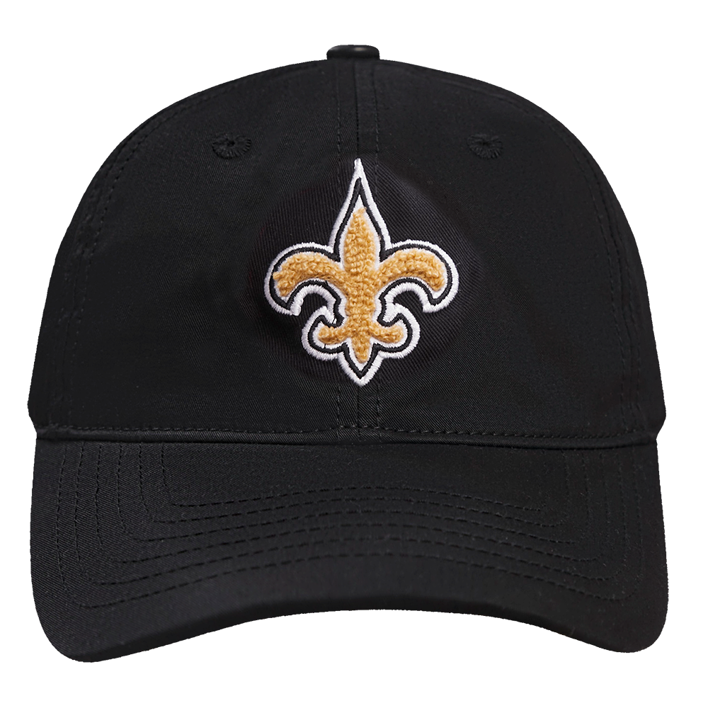 NFL NEW ORLEANS SAINTS MASHUP UNISEX DAD HAT BLACK Pro Standard