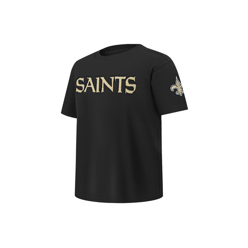 NFL NEW ORLEANS SAINTS CLASSIC LITTLE BOY'S SS TEE (BLACK)