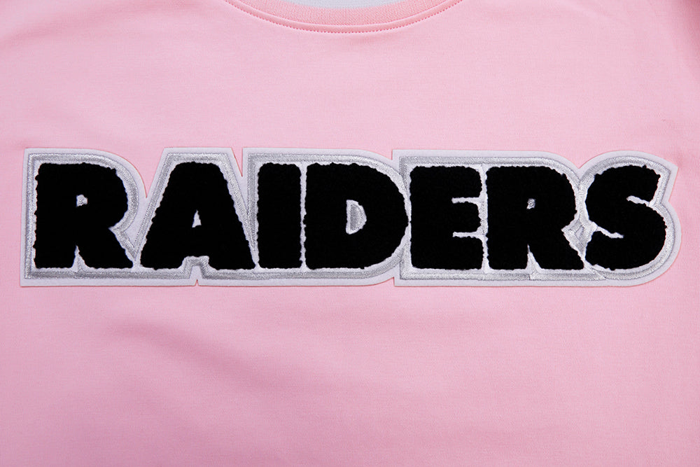 LAS VEGAS RAIDERS CLASSIC CHENILLE DK TEE (PINK) – Pro Standard