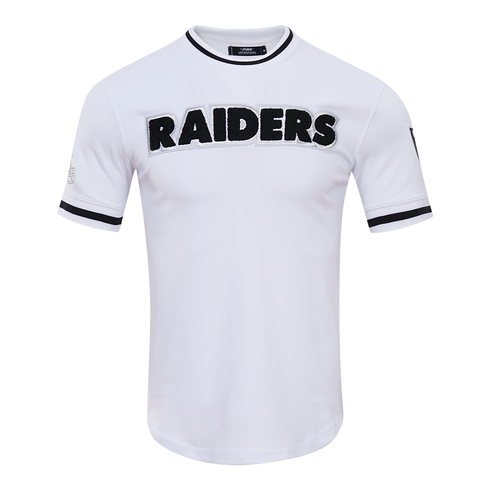 LAS VEGAS RAIDERS CLASSIC CHENILLE DK TEE (WHITE) – Pro Standard