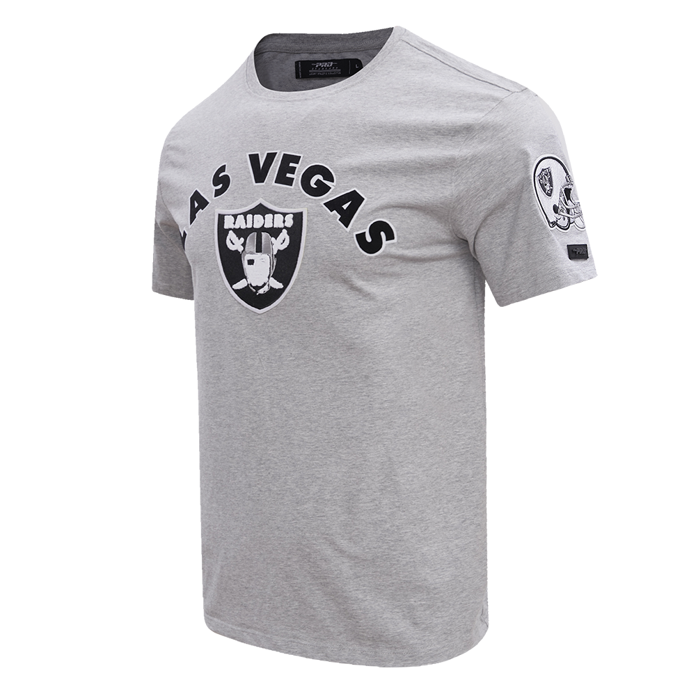 LAS VEGAS RAIDERS CLASSIC FLC CREWNECK (HEATHER GREY)