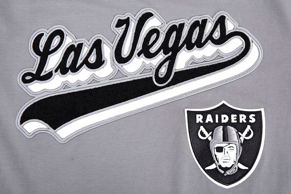 NFL LAS VEGAS RAIDERS SCRIPT TAIL MEN'S TEE (GRAY) – Pro Standard