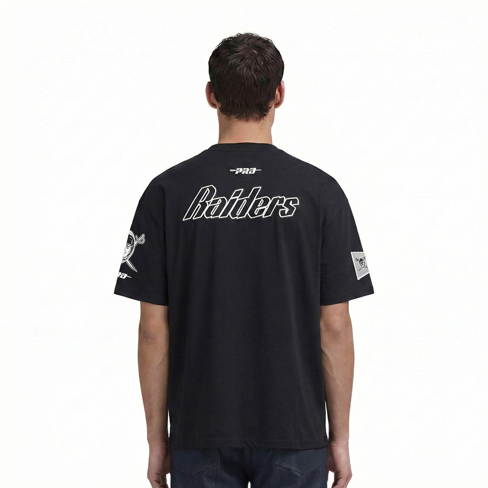 NFL LAS VEGAS RAIDERS BEST OF MEN'S DROP SHOULDER TEE (BLACK)