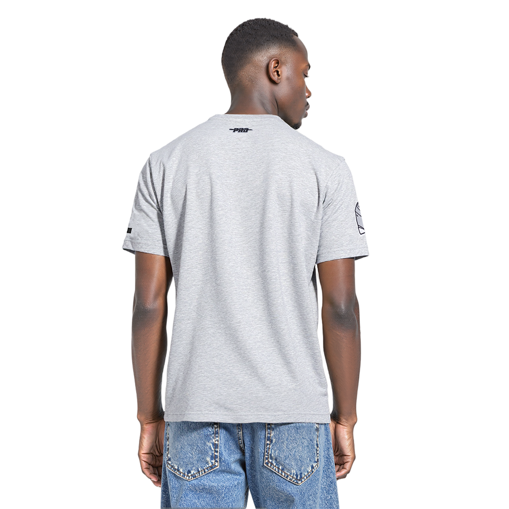 NFL LAS VEGAS RAIDERS TEAM BADGE MEN'S WM SJ TEE (HEATHER GREY)