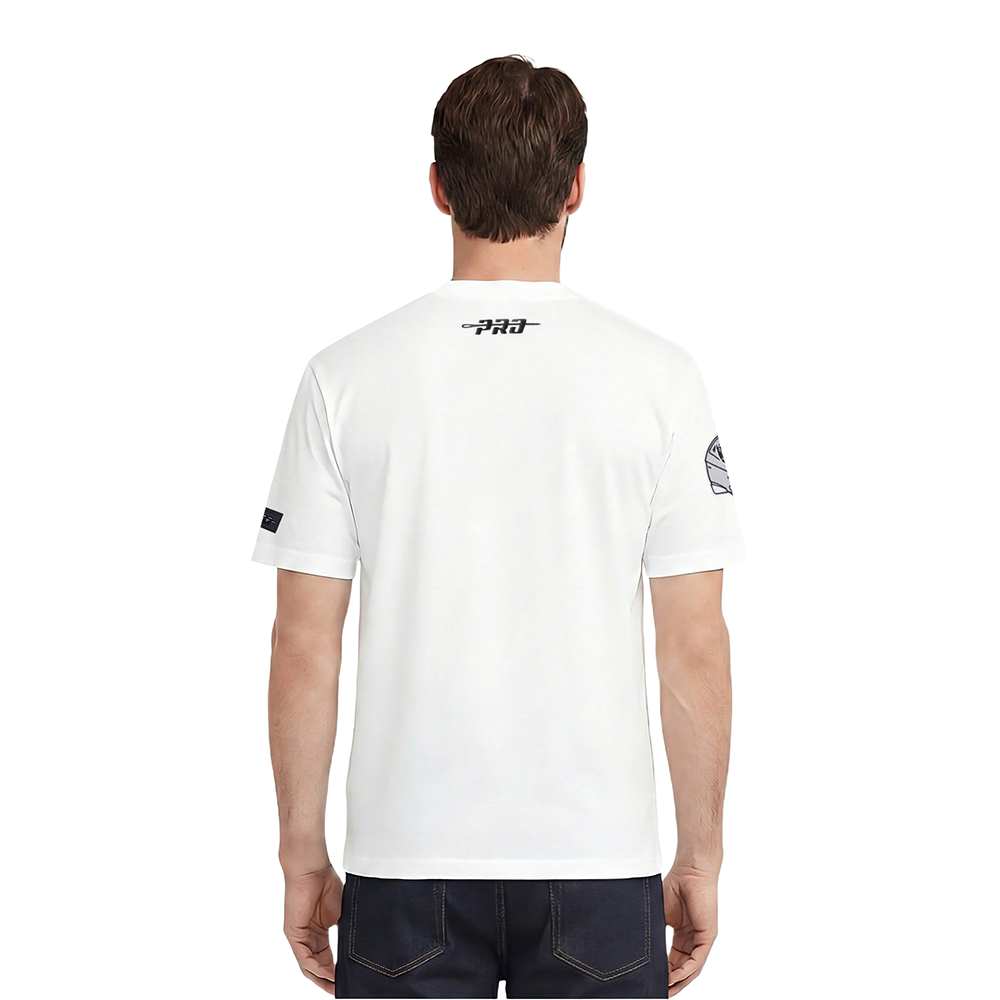 NFL LAS VEGAS RAIDERS TEAM BADGE MEN'S WM SJ TEE (WHITE)