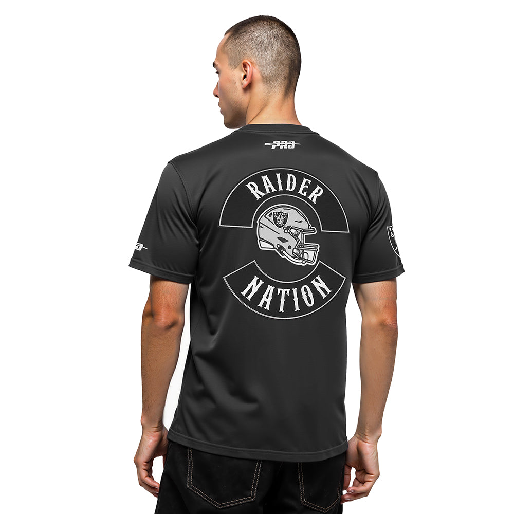 NFL LAS VEGAS RAIDERS BORN FOR SPORT MEN'S SJ TEE (BLACK)