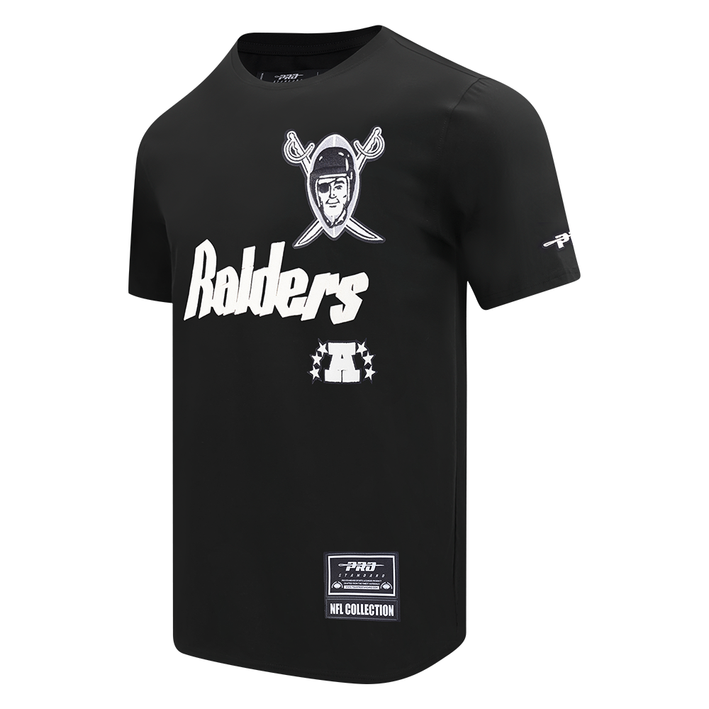 NFL LAS VEGAS RAIDERS MODERN ORIGINALS MEN'S SJ TEE (BLACK)