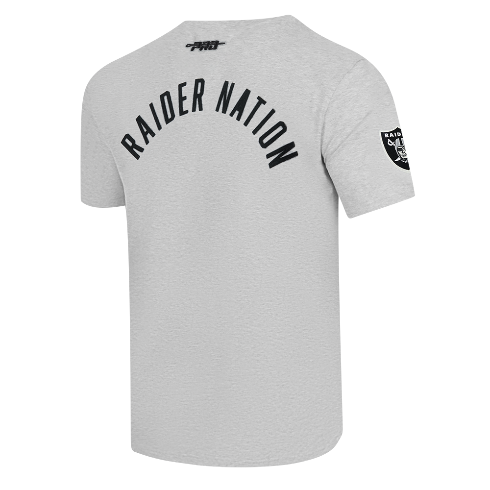 NFL LAS VEGAS RAIDERS MODERN ORIGINALS MEN'S SJ TEE (HEATHER GREY)