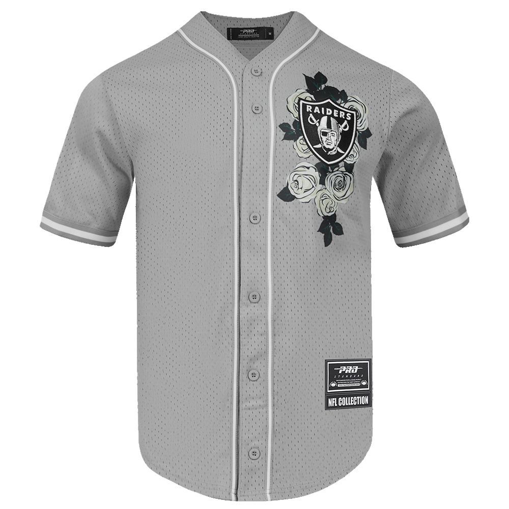 Oakland raiders baseball style jersey sales