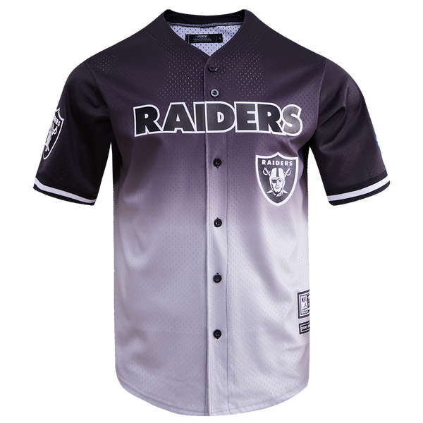 Oakland raiders button up top jersey