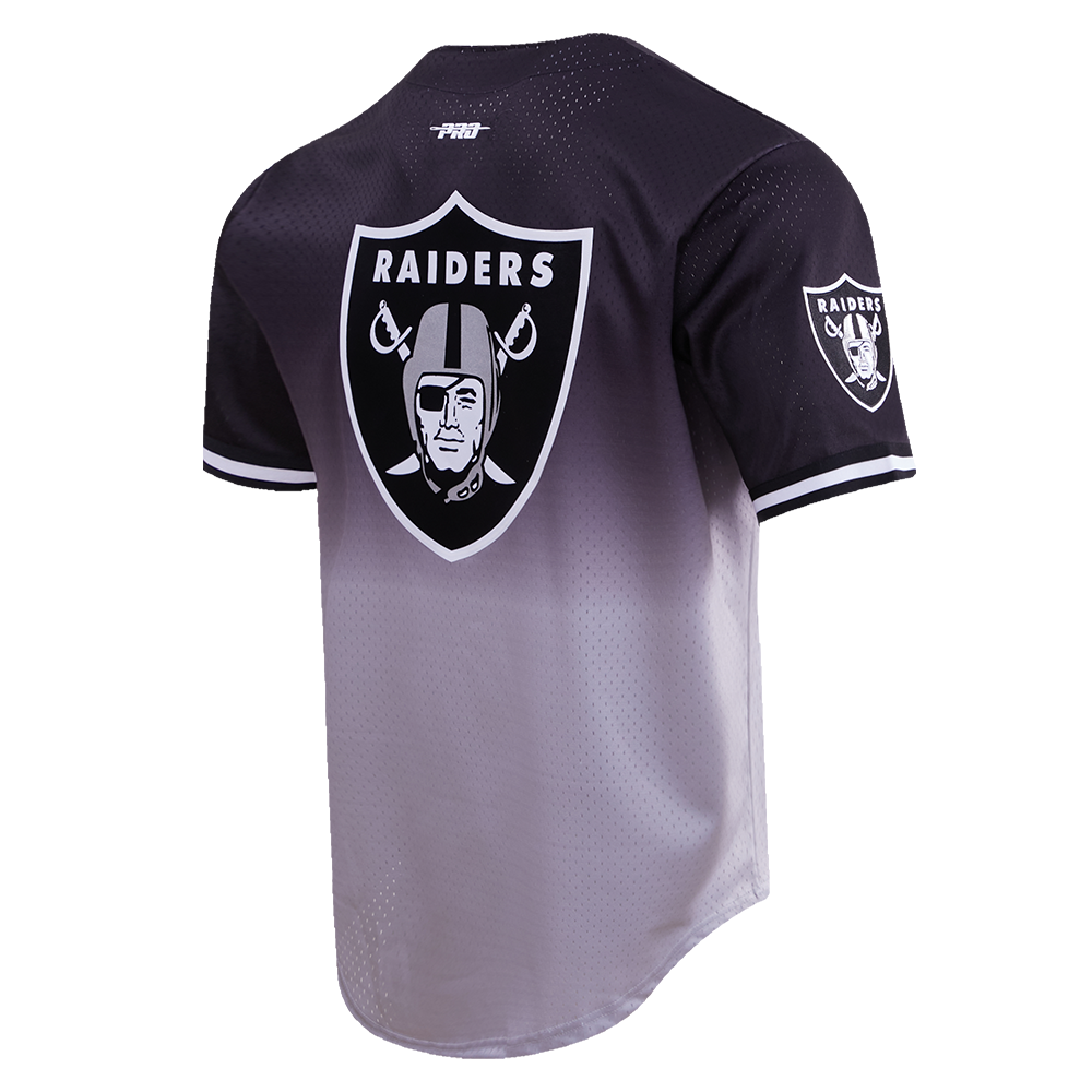 Raiders button up jersey shop