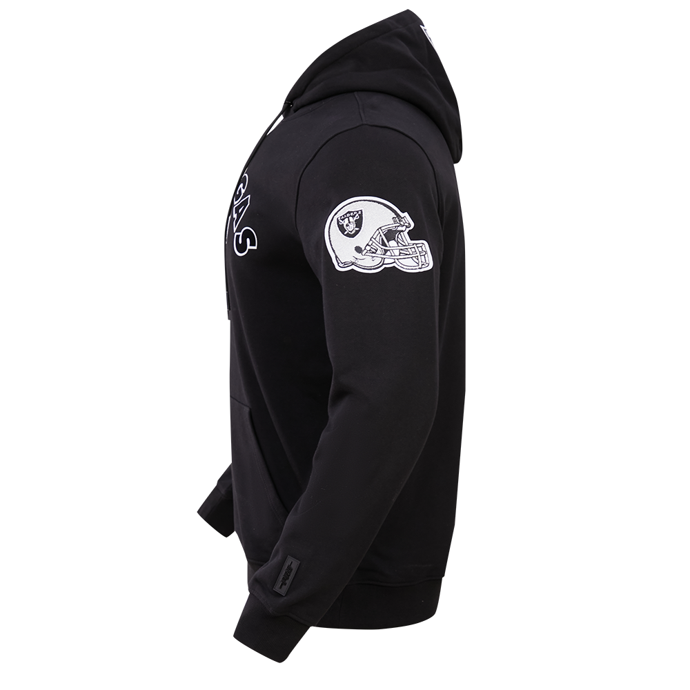 Oakland Raiders Retro Classic Flc Po Hoodie (BLACK/GREY) – Pro Standard