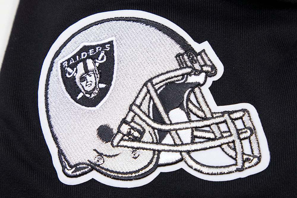 Oakland Raiders Retro Classic Flc Po Hoodie (BLACK/GREY) – Pro Standard