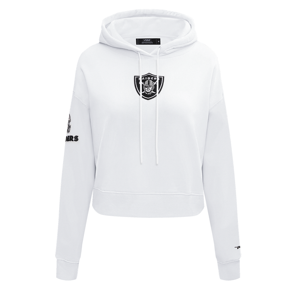 Raiders discount cropped hoodie