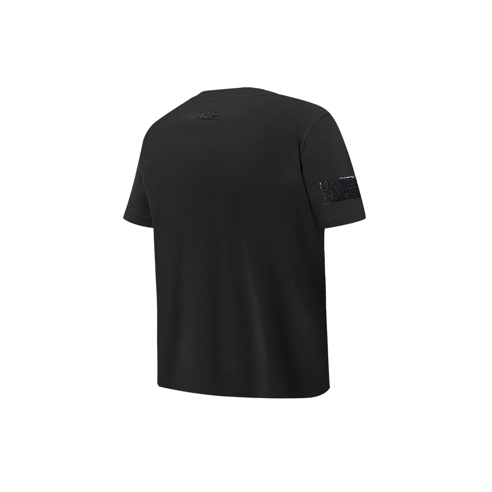 NFL LAS VEGAS RAIDERS CLASSIC 3BK LITTLE BOY'S SS TEE (BLACK)