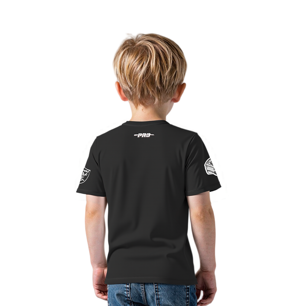 NFL LAS VEGAS RAIDERS CLASSIC TODDLER BOYS SHORT SLEEVE TEE (BLACK)