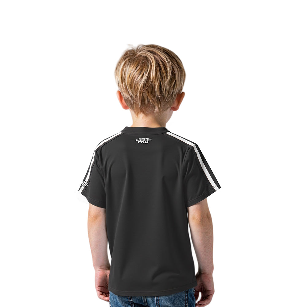 NFL LAS VEGAS RAIDERS RETRO CLASSIC TODDLER BOYS SHORT SLEEVE TAPING TEE (BLACK/GRAY)