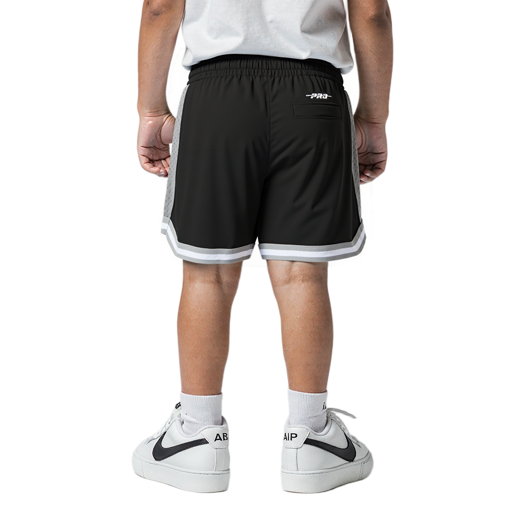 NFL LAS VEGAS RAIDERS CLASSIC TODDLER BOYS FLEECE 2.0 SHORT (BLACK/GRAY)