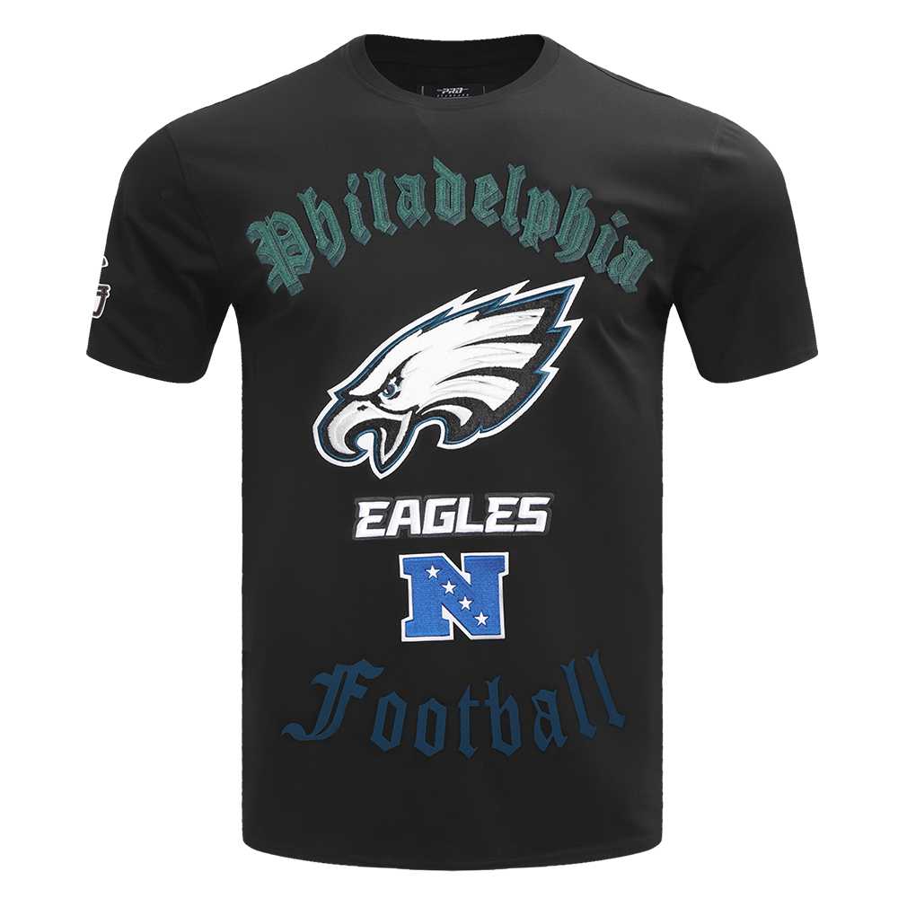 NFL PHILADELPHIA EAGLES OLD ENGLISH MEN S TEE BLACK Pro Standard