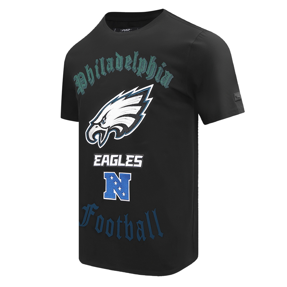 NFL PHILADELPHIA EAGLES OLD ENGLISH MEN'S TEE (BLACK) – Pro Standard