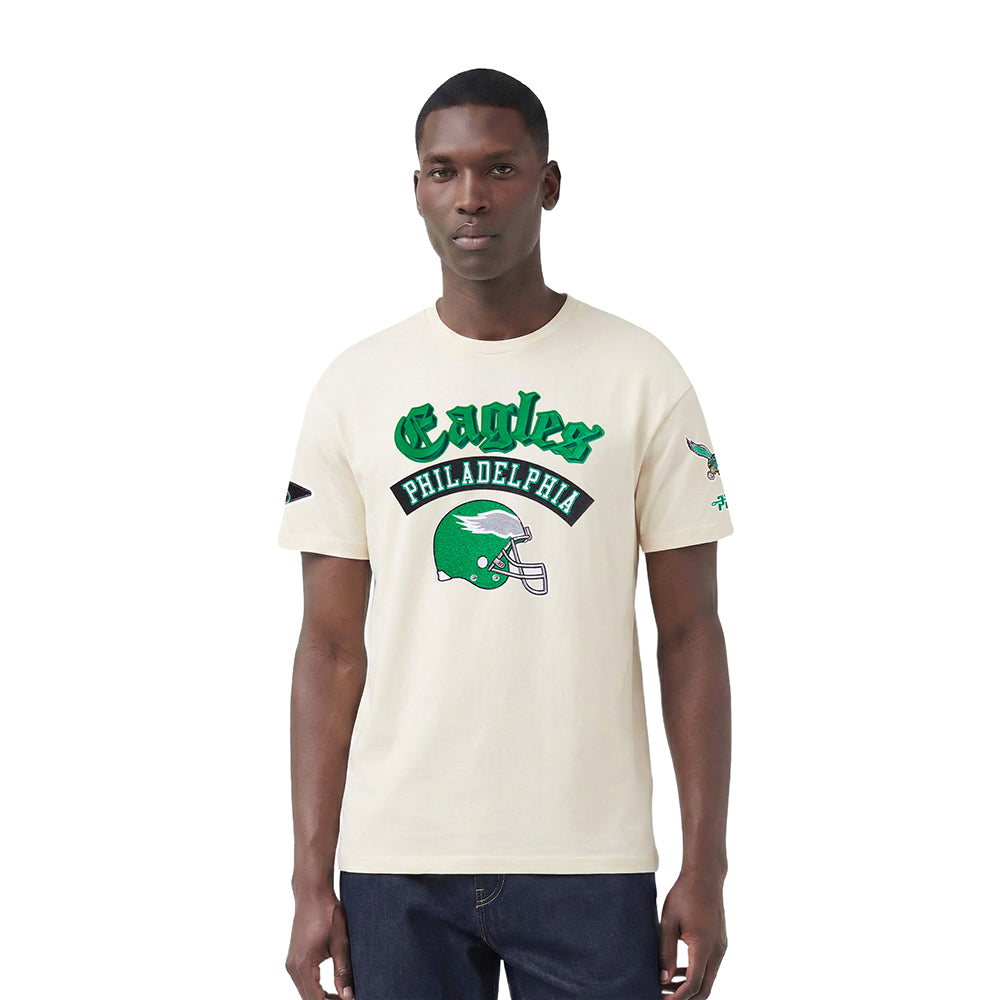 NFL PHILADELPHIA EAGLES BEST OF MEN'S DROP SHOULDER TEE (EGGSHELL)