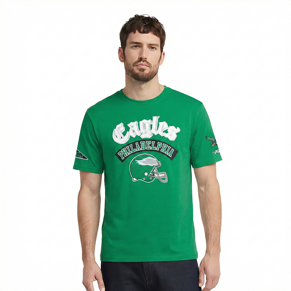 NFL PHILADELPHIA EAGLES BEST OF MEN'S DROP SHOULDER TEE (KELLY GREEN)