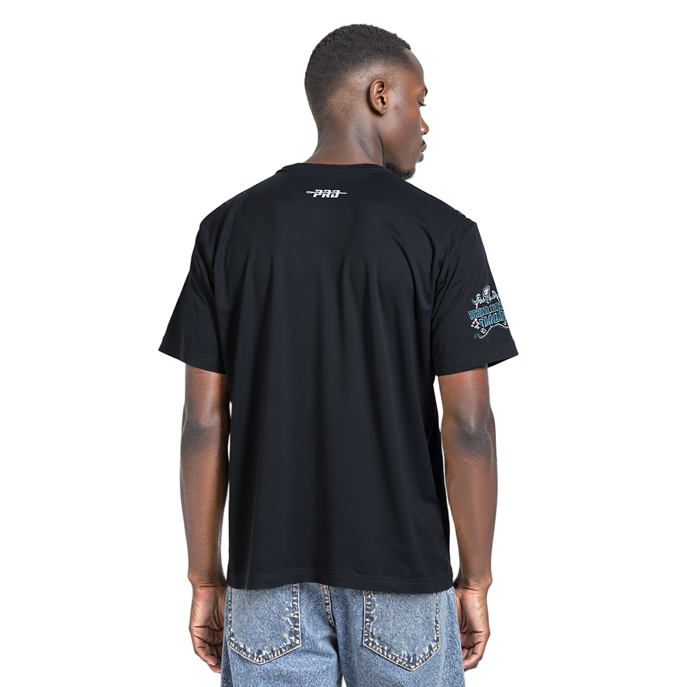 NFL PHILADELPHIA EAGLES REBEL ATHLETICS STACKED LOGO MEN'S SJ TEE (BLACK)