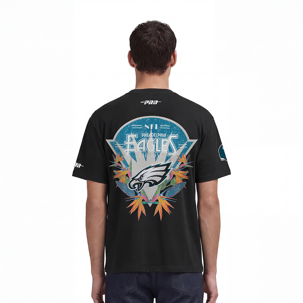 NFL PHILADELPHIA EAGLES PARADISE MEN'S S/S TEE (BLACK)