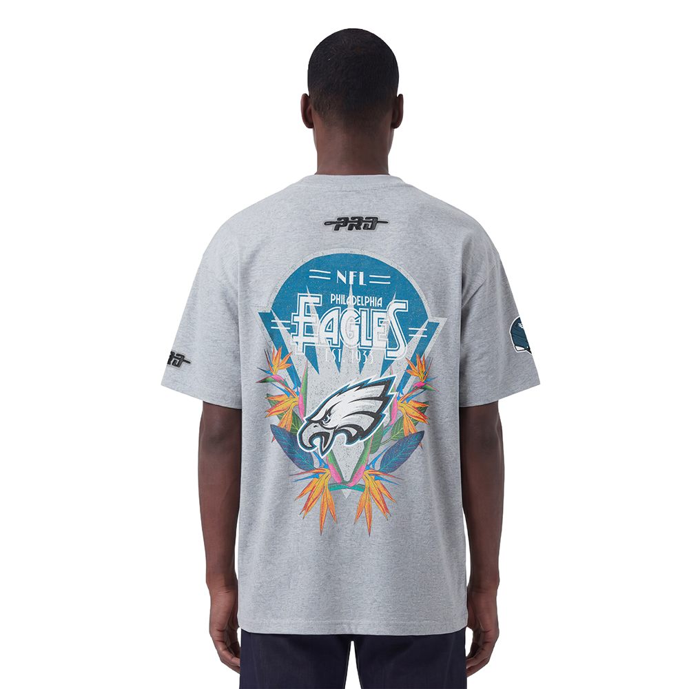 NFL PHILADELPHIA EAGLES PARADISE MEN'S S/S TEE (DARK HEATHER GRAY)