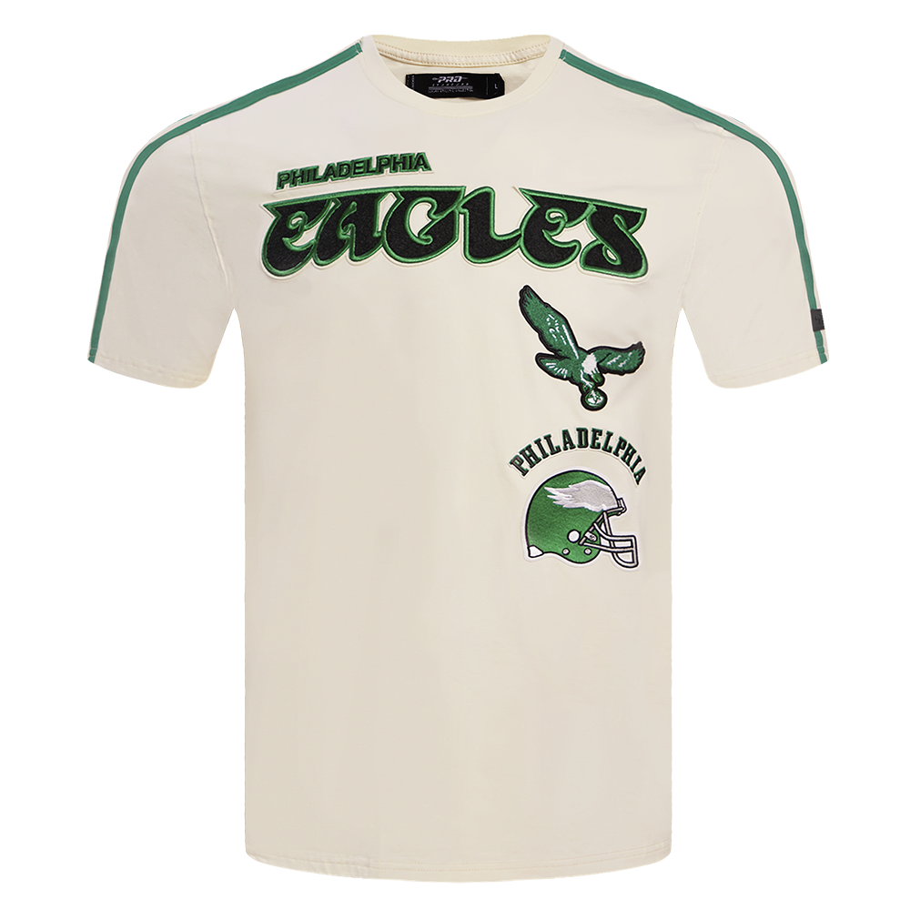 NFL PHILADELPHIA EAGLES RETRO CLASSIC MEN S STRIPED TEE EGGSHELL KEL Pro Standard